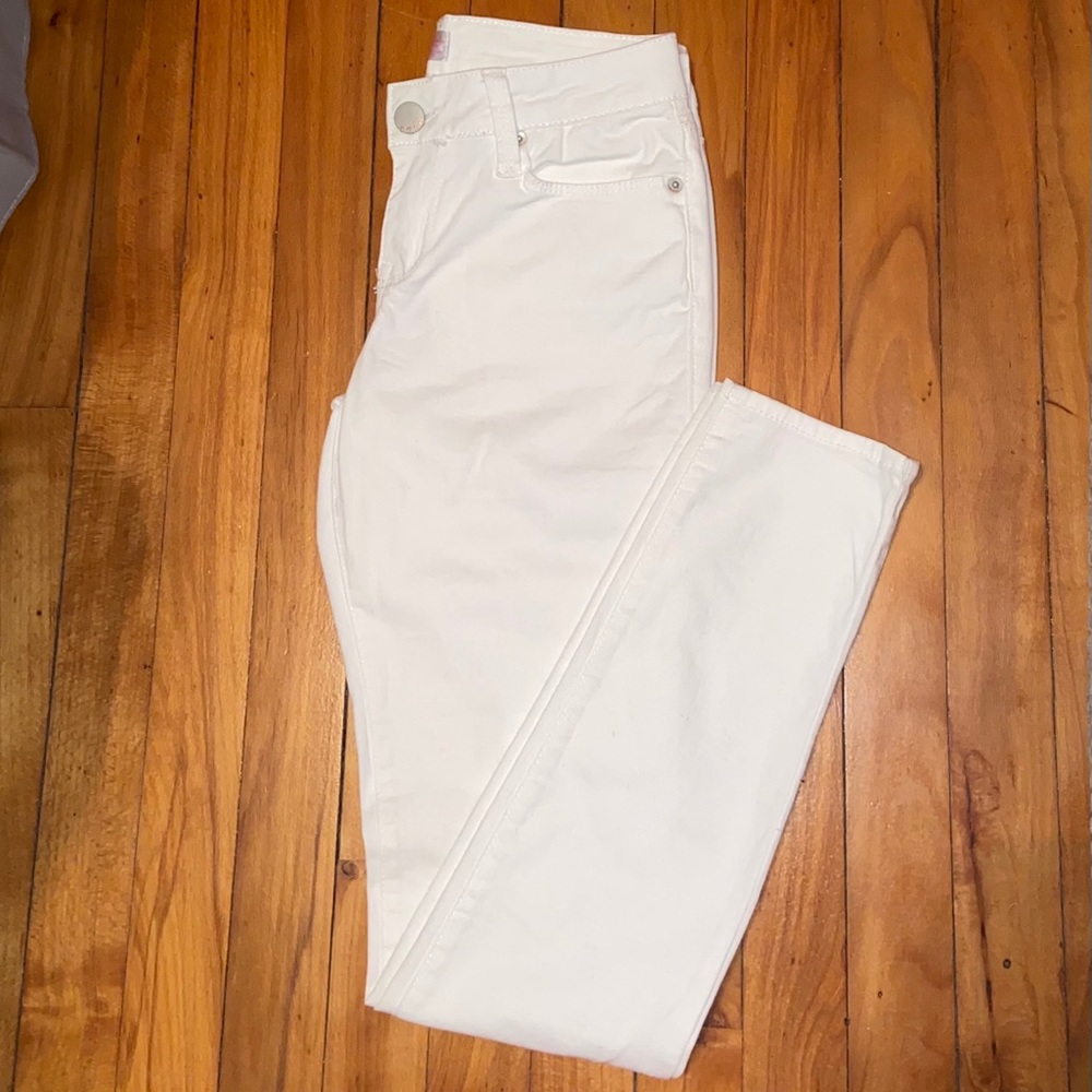 White Low Rise Jeans